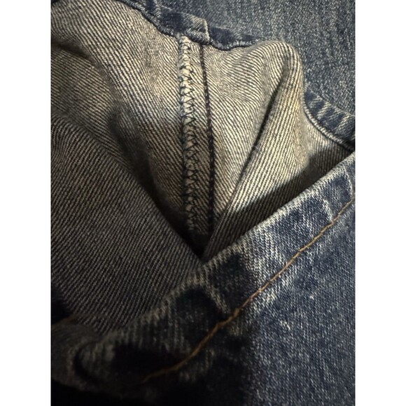 70s white tab Horse Big E Talon High Waist Levi’s  W/white Tab Pearl Button RARE - Picture 13 of 16